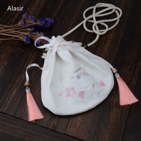 

alasir new chinese style canvas messenger bag ancient mobile women phone bag cute purse hanfu embroidery small bags