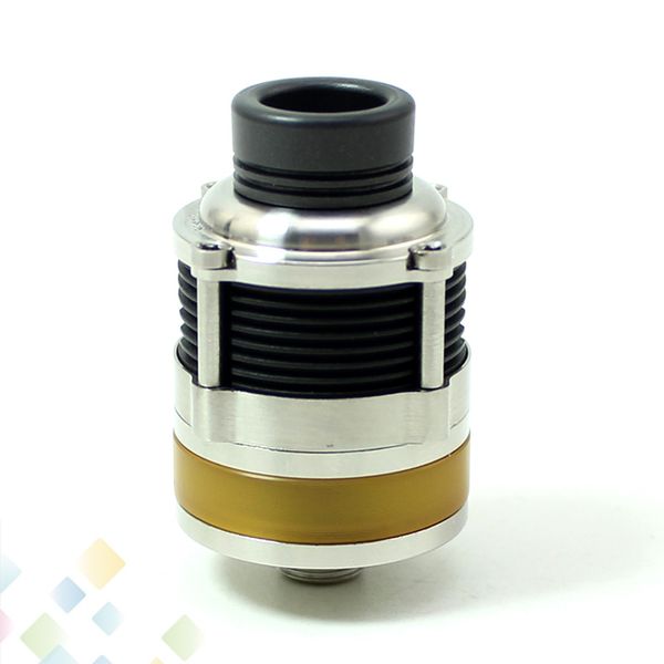 

SXK Pyrogeyser RDTA 316 Stainless Steel Tank 22mm with PC PEI Atomizer DIY Rebuildable Vape Ecig For 510 Mods