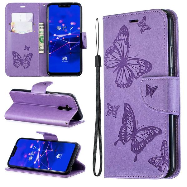 

for huawei mate20 lite pro y5 y6 y7 cover flip stand wallet leather p frame phone case for lady