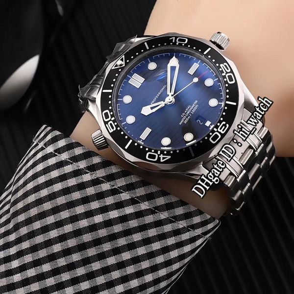 

new 300m dive 212.30.41.20.01.003 black bezel black dial automatic mens watch stainless steel sports watches hi_watch b366b2, Slivery;brown