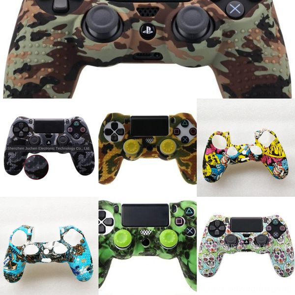 

mlgpg colors 4 anti-slip silicone cover skin 4 for sony playstation dualshock case ps4 ds4 pro slim controller