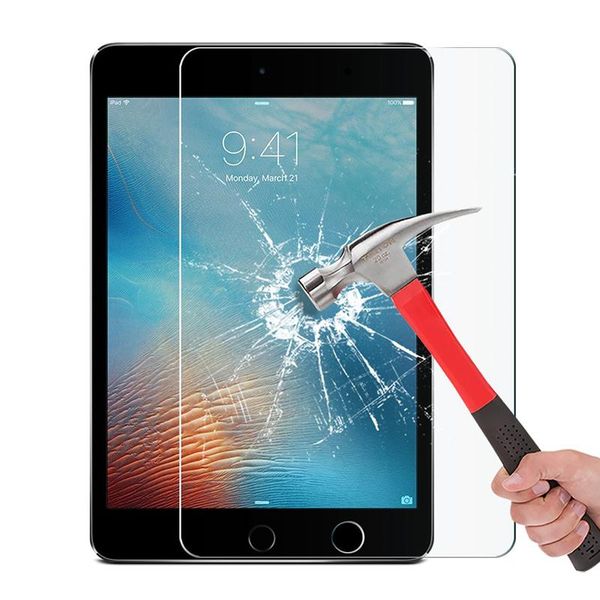 

9h premium screen protector for ipad mini 2 3 4 tempered glass for ipad pro 10.5 screen protect for ipad air 2 pro 9.7 tina