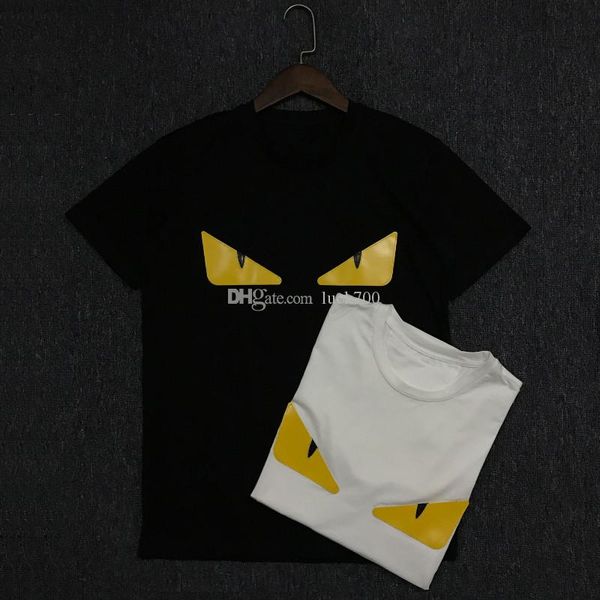 

19ss luxury mens designer t shirt cotton couple short sleeve mens print casual tees 2 colors, White;black