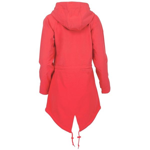 

winter thickened solid color camping hooded windproof drawstring women hiking jacket casual polyester long sleeve outdoor soft, Blue;black