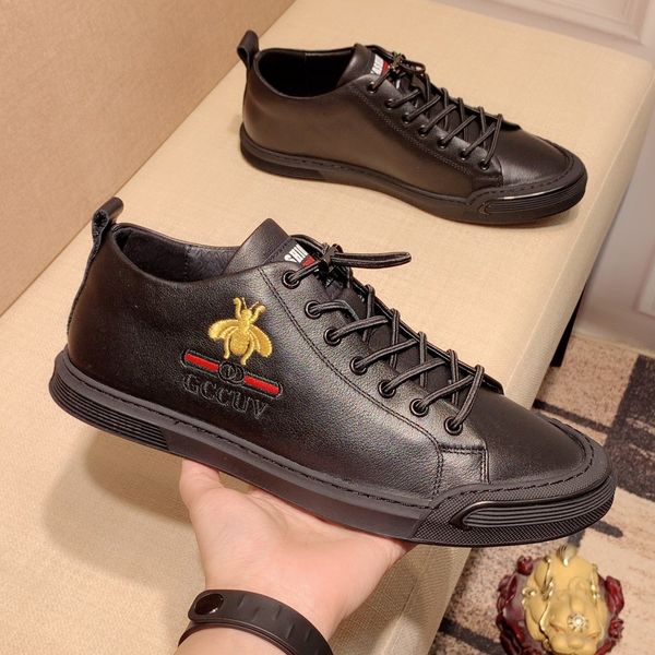 

practical classic black white wheat dunk men's casual shoes sports skateboard high-sneakers sneakers leather bee embroidery kheq