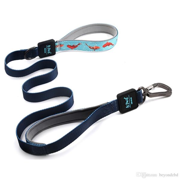 

new dog leash double handles adjustable traction rope walking lead dog leash for medium large-sized dogs pets