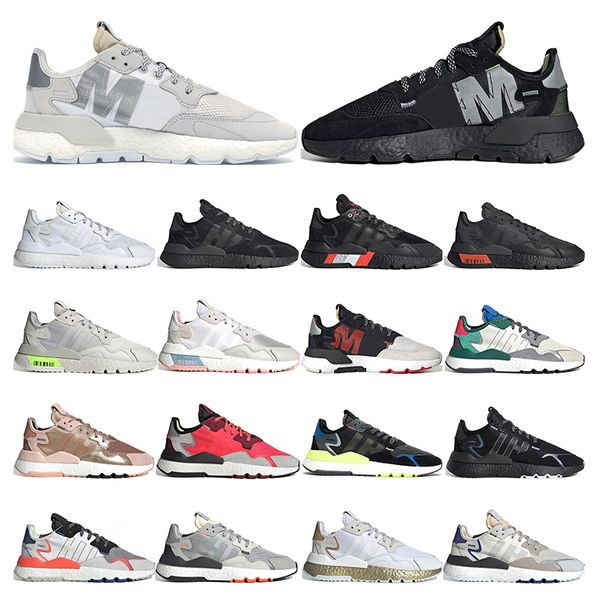 

mens sneakers nite jogger running shoes black white gold bred active blue collegiate green shock red womens sport fashion outdoor breathable