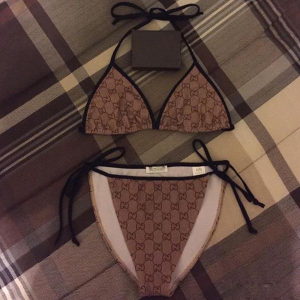 

Бренд Sexy Lady Бикини Купальник Дизайнер Моды Письмо Печатные Купальники Бикини для