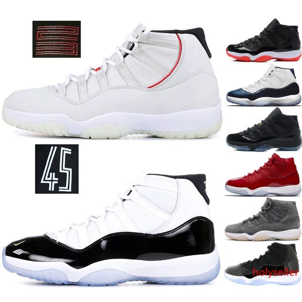 

concord 11 11s mens basketball shoes space jam platinum tint high gym red win like 96 xi designer shoes sports snerkers us 5-11
