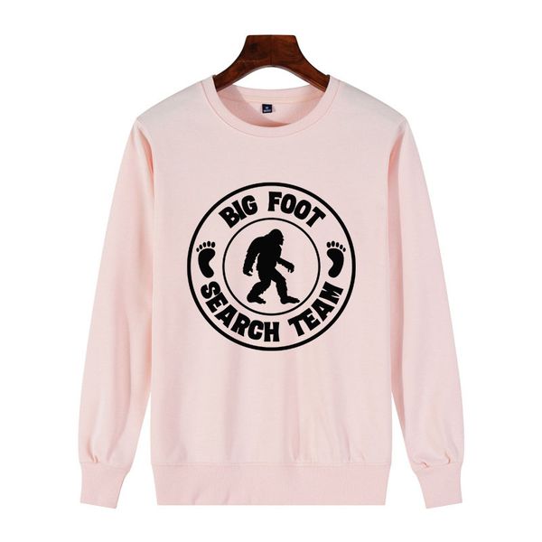 

men print bigfoot gone squatchin sasquatch sweatshirt aesthetic sweatshirt new 100% cotton novelty casual streetwear, Black
