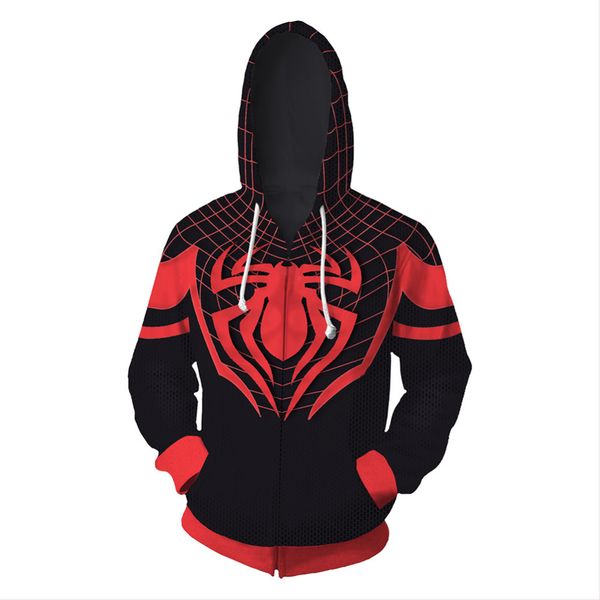 

ultimate cosplay sweatshirt hoodies 3d printed zipper sweatshirt hoodie jacket for men women, Black