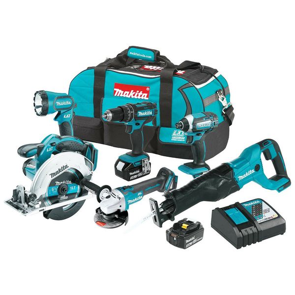 

Makita xt610 18 volt 3 0 ah 2 peed lxt lithium ion cordle combo kit 6pc