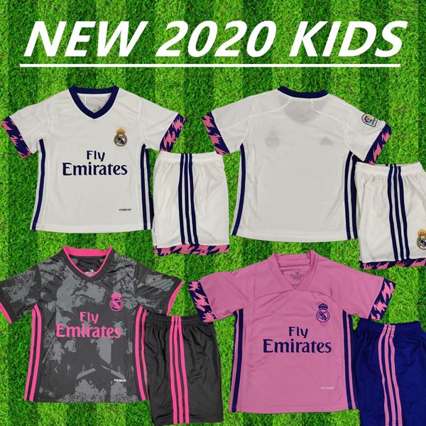 

2020 2021 real madrid jerseys 20 21 soccer jersey hazard sergio ramos benzema vinicius bale camiseta football shirt uniforms kids kits, Black