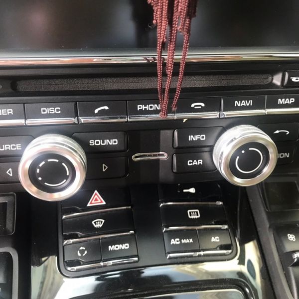 Car Volume Control Knob Cover For Porsche Macan Panamena Interior Styling Moulding Trims Car Cool Accessories Car Dash Parts From Seven7dh 29 15