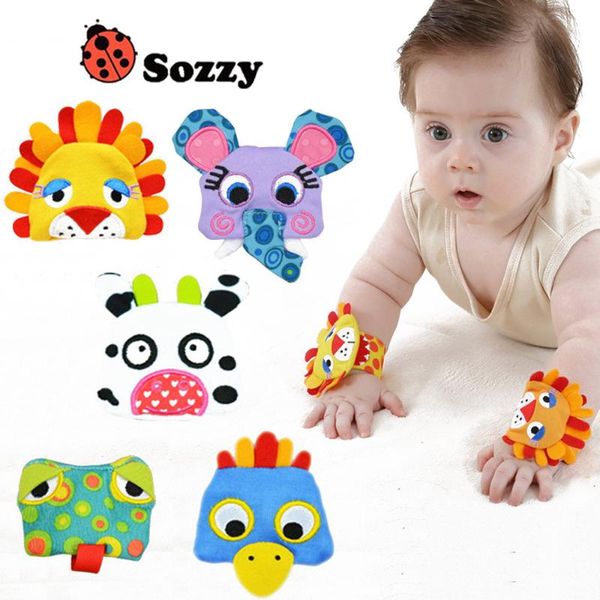 

4pcs/lot sozzy baby toys garden bug wrist rattle and foot socks 4 style(2 wrist rattles 2 socks, Pink;yellow