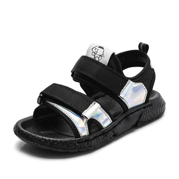 

kids sandals boy casual shoes summer non-slip boys outdoor sandals comfortable children, Black;red