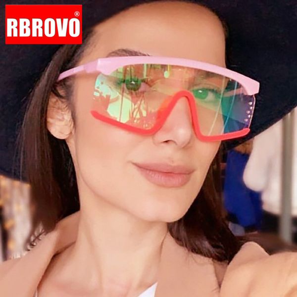 

rbrovo 2019 luxury oversized sunglasses women plastic candies vintage glasses street beat outdoor uv400 oculos de sol gafas
