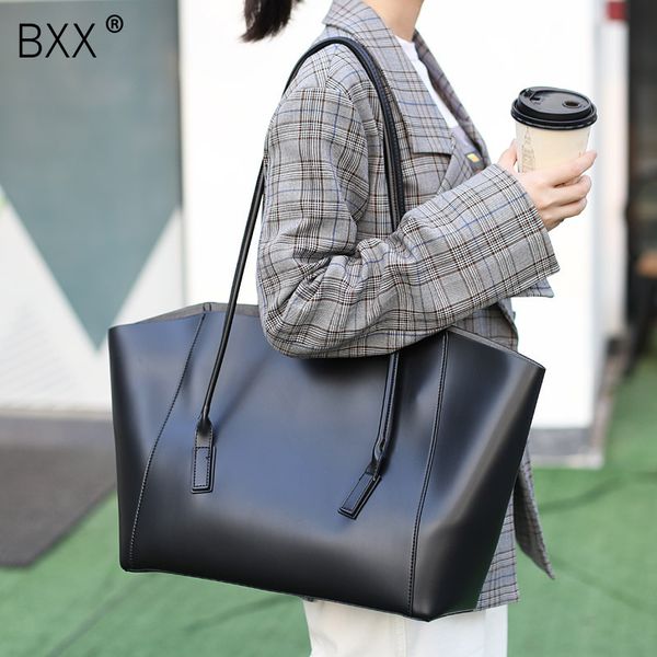 

bxx] leather high capacity crossbody bags for women 2020 spring solid color shoulder messenger bag travel handbags hk652