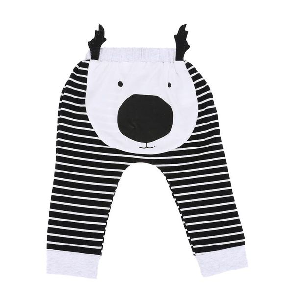 

cute baby harem pants lovely cartoon animal pattern casual loose trousers boys girls bottom pp long pants 0-24 month, Blue