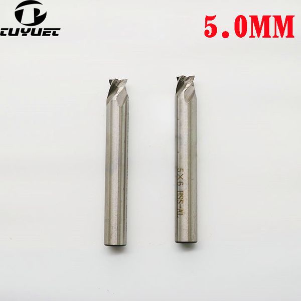 

hss carbide end mill 5.0mm*6mm 4f twist drills vertical guide pin milling cutter