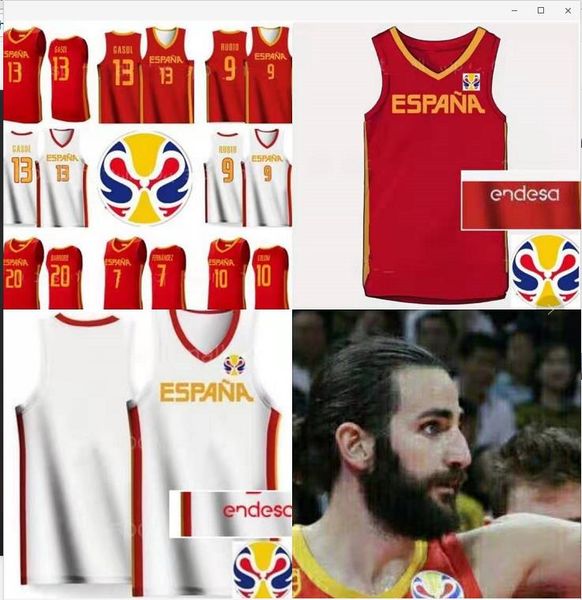 

2019 world cup ba ketball pain team e pana jer ey 10 victor claver 1 quino colom 18 pierre oriola 22 xavier raba eda ergio llull beiran h, Blue;black