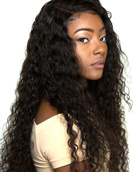 Lucky Queen Loose Deep Wave Bundles Indian Hair Human Hair Bundles 28 Inch Bundles Non Remy Deep Wave Hair Extension Cheap Hair Weft Hair Wefts Cheap