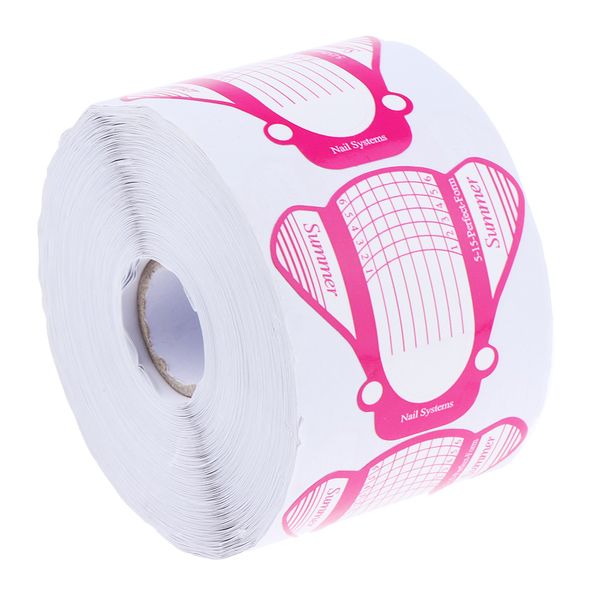 

pink nail form for professional nail system- 500 pcs