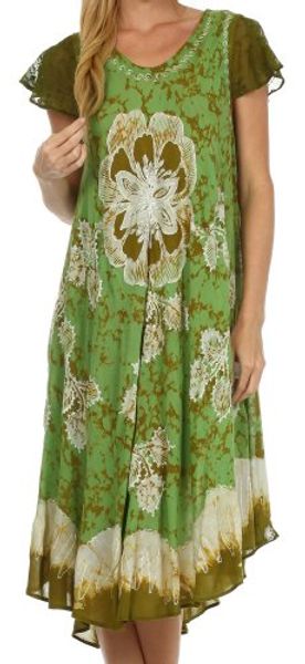 

sakkas aloha floral caftan dress, Black;gray