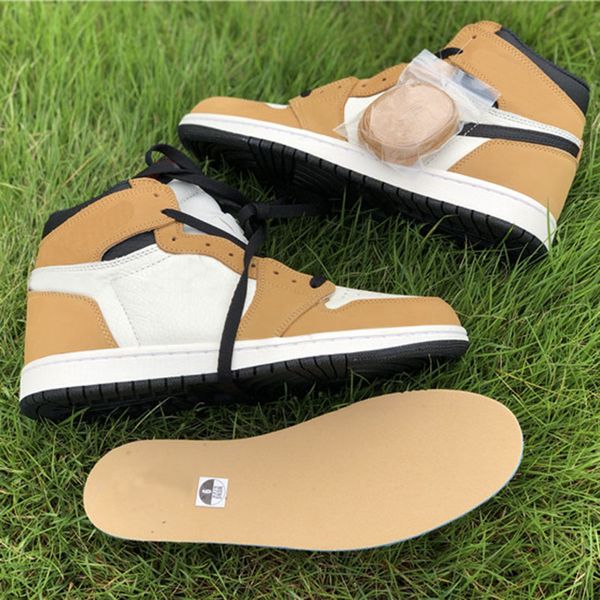 

rookie of the year basketball shoes 1 1s mens yellow white sports sneakers outdoors trainers for basketball
