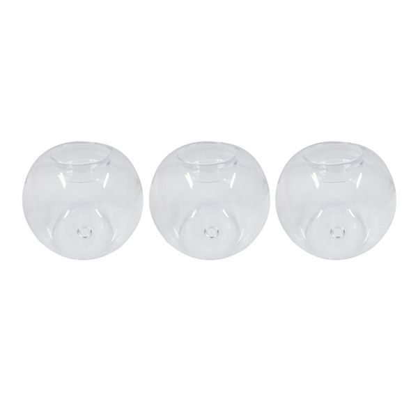 

9pcs clear glass ball voitive tealight candle holder candlestick candlestand
