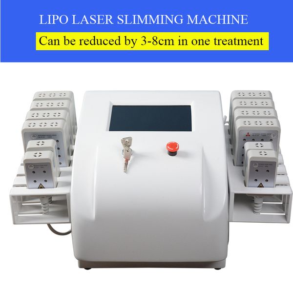 

professional 650nm & 980nm portable diode lipolaser lipo laser non invasive 12 pads slimming machine fat burning