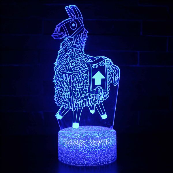 

16 Изменение цвета с помощью пульта дистанционного управления Cute Sheep Design 3D LED Night Ligh