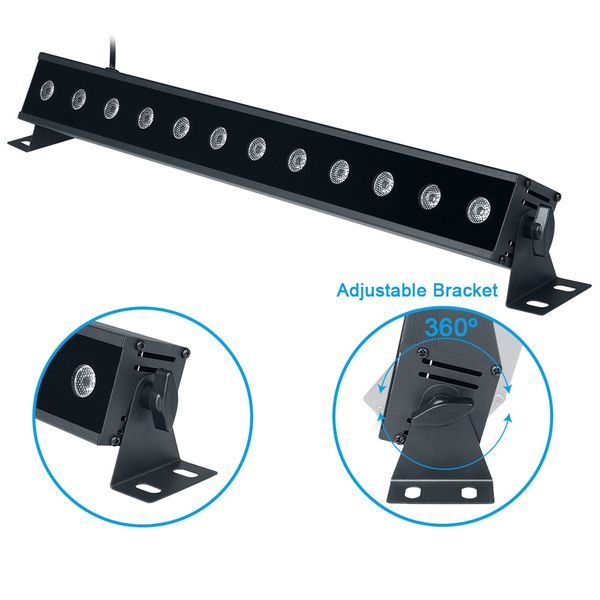 

12ledx3w led bar черный свет уф-фиолетовый светодиодный настенный светильник