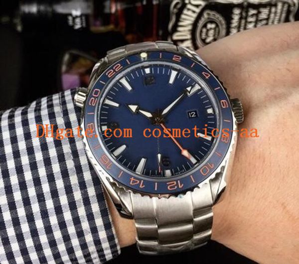 

new style 6 style luxury watch 0cean titanium liquidmetal gm/t watch 232.92.44.22.03.001 45mm automatic mens fashion men watches, Slivery;brown