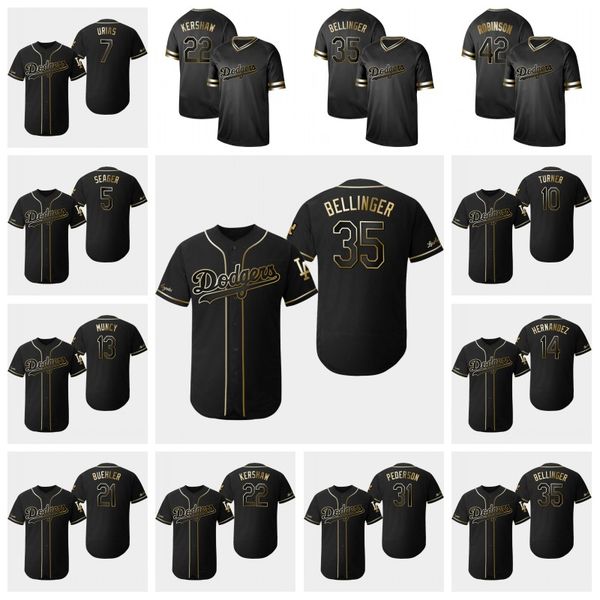 

50 Mookie Беттс 2019 Golden Edtion Bellinger Kershaw Джастин Тернер Алекс Вердаго Энрике Хернандез A.J. Поллок Макс Muncy Joc Педерсен Джерси