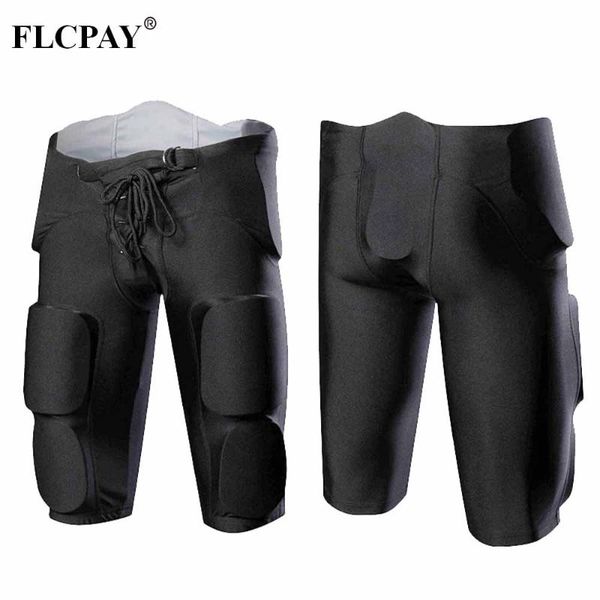 

children's football goalkeeper football training pants eva thick foam cushion knee pads and hip protectors, Black;blue
