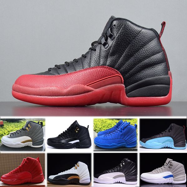 jordan 12 negro con rojo