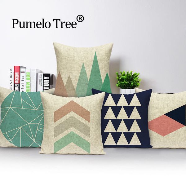 

nordic style подушка главная cushions геометрическая гостиная стильная подушка обложка белье простой диван сиденья пользовательские бросьте