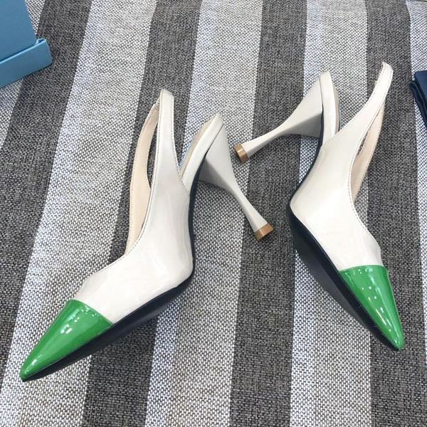 

2020 design design dress new womens high heels korean version of the baotou hollow highheeled sandals wild single with qg, Black