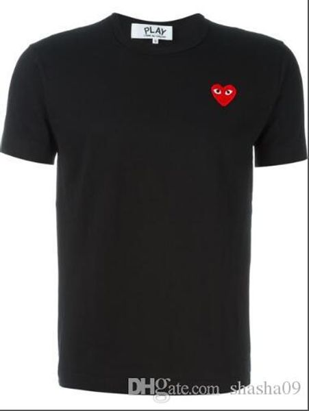 

Men de igner t hirt comme off with heart port tee hirt de garcon white t hirt pablo cdg play for ummer vetement tee top