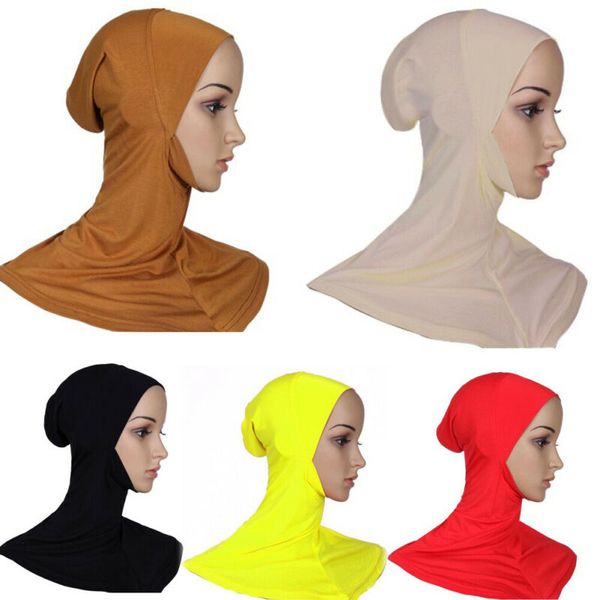

многоцветный мягкий хлопок мусульманин хиджаб джерси мгновенных хиджаб полный крышка мусульманский исламская полное покрытие шеи обернуть пл, Blue;gray