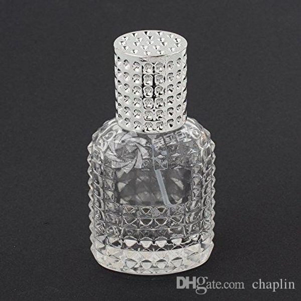 

30ml 1oz pineapple portable glass perfume bottle with spray empty parfum case with atomizer for cosmetic