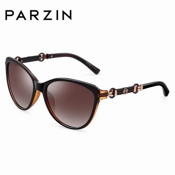 

parzin elegant female tac sunglasses vintage shades for women sunglasses acetate frame, White;black