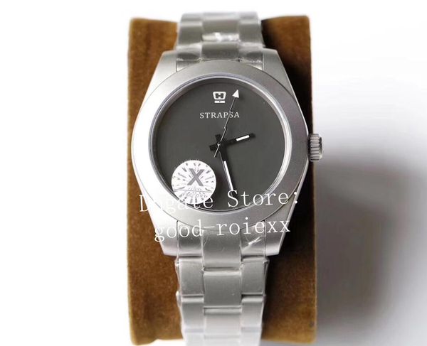 

men's automatic japan miyota 8215 movement watch x fragment watches 116400 men perpetual crystal matte finish steel sport wristwatches, Slivery;brown