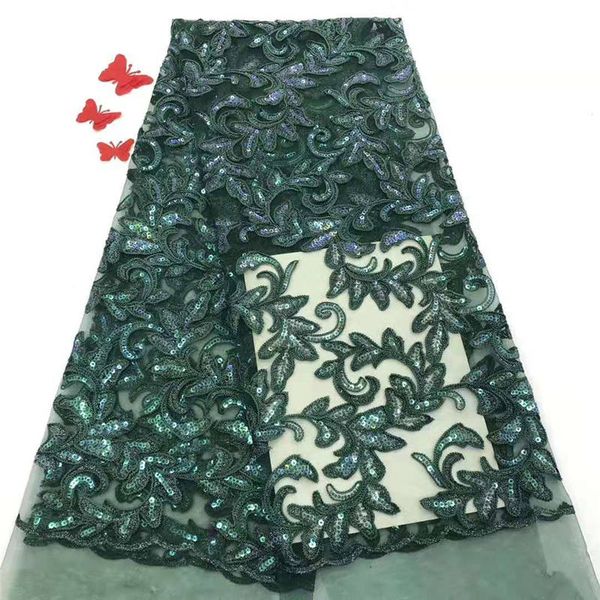 

2019 red new design elastic with sequins african french black lace fabric nigerian velvet lace fabric for garment, Black;white