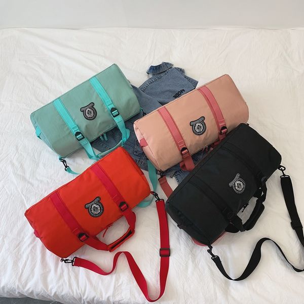 

men travel bag folding bag women tote waterproof nylon casual travel duffel luggage