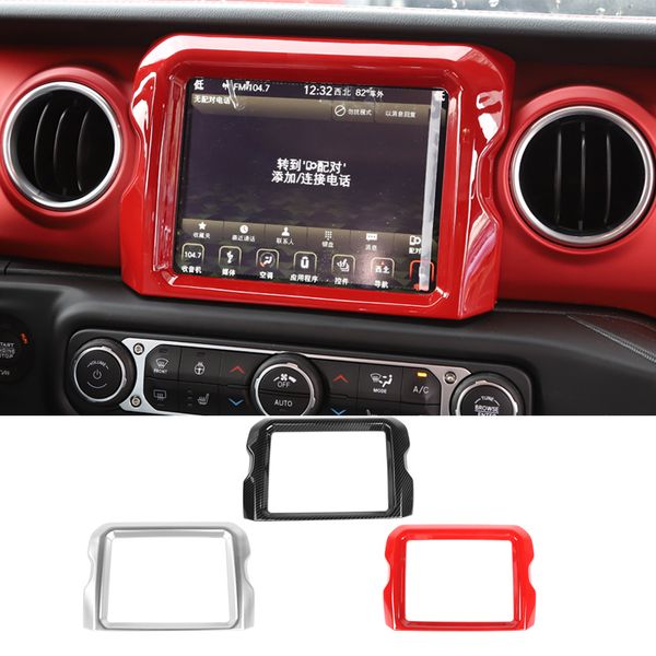 

gbs decorative ring navigation decoration cover for jeep wrangler jl rubicon 2018+ factory outlet high quatlity auto internal accessories