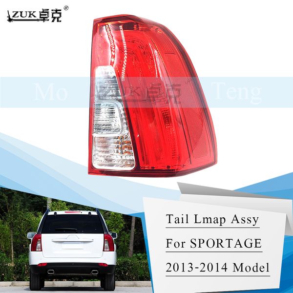 

zuk auto car tail lamp tail light assy for kia sportage 2013 2014 je km 2nd generation rear brake light stop