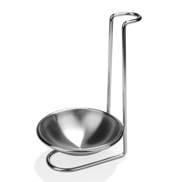 

stainless steel spoon rest holder,long handle vertical saving soup ladles holders ladle rest soup ladle holder
