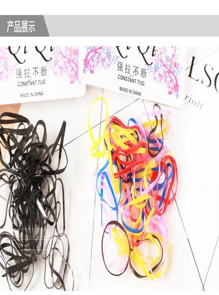 

glow bright yellow hair ties elastics hair band assorted colors baby girls kids scricchiolii per capelli ricci sweet07 xhqqd